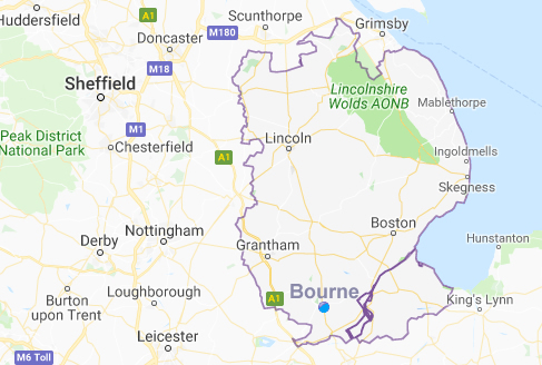 Bourne Lincs Location 